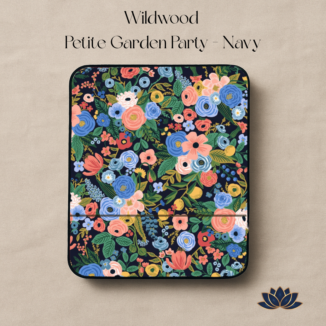 Écogants motif floral RPC Wildwood 
Petite Garden Party - Navy