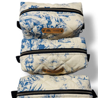 Lot Trousse de jardin_d_antan_bleu_vue de haut